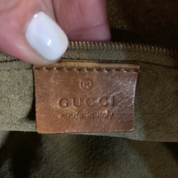 Gucci Suede Green Moss Bag - Picture 5 of 16